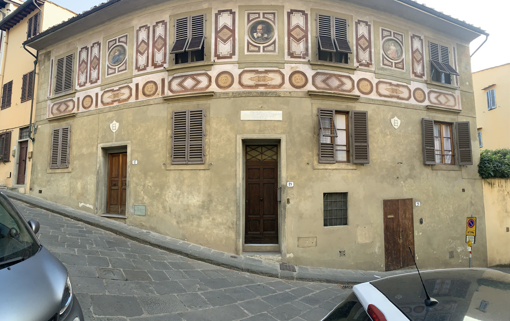 The outside of Galileo's home