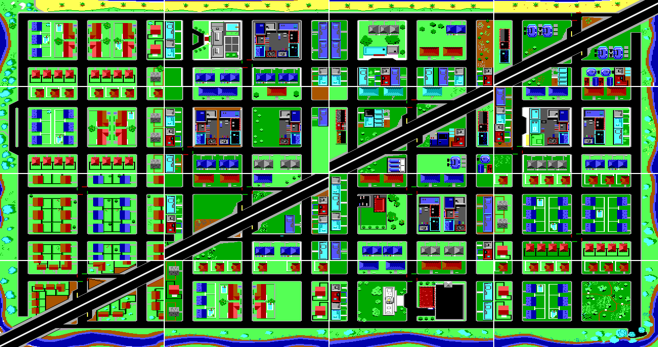 [Lytton map from Police Quest 1]