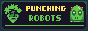 punching robots badge