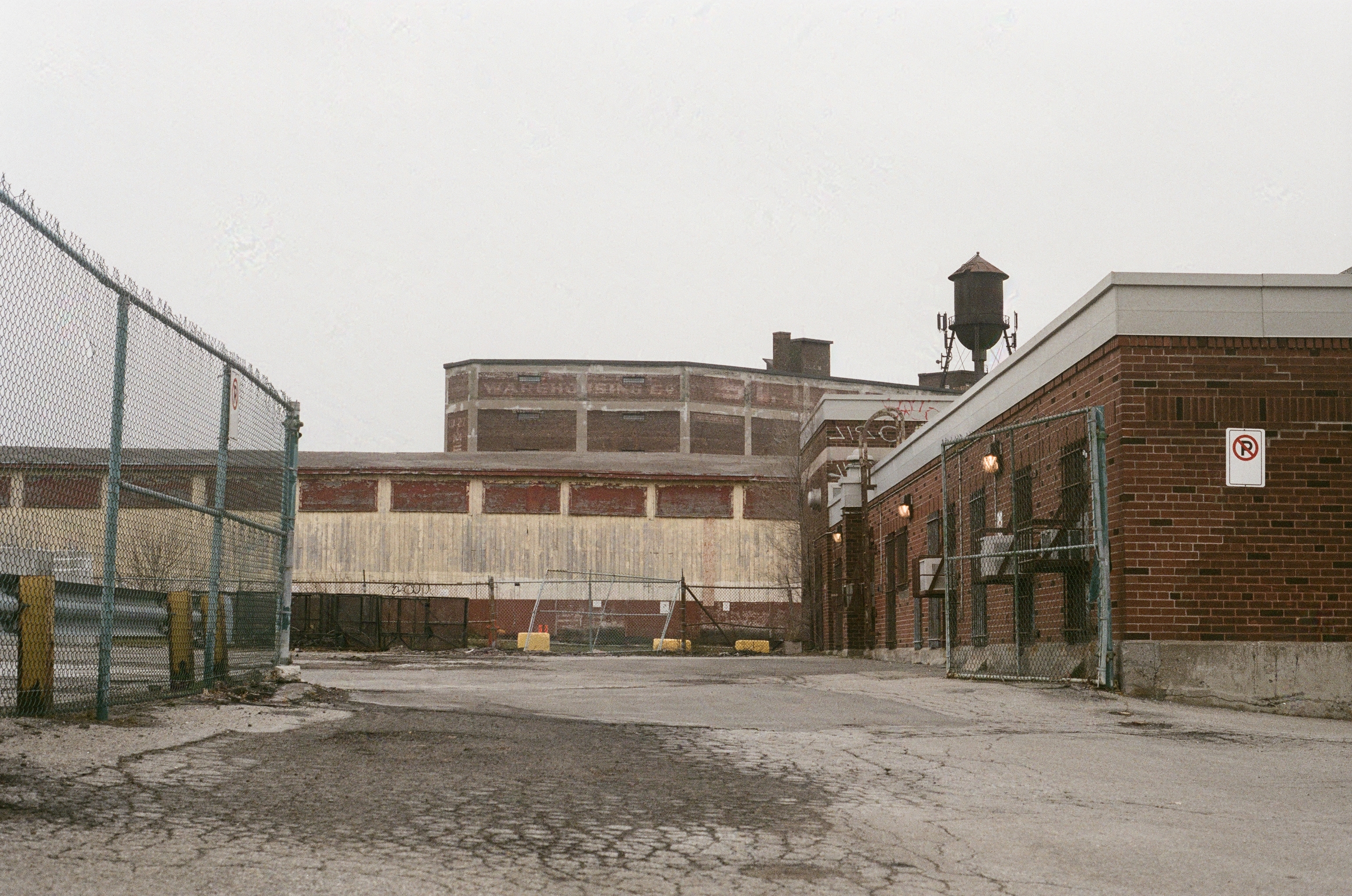 the Van Horne Warehouse in the background of... another warehouse