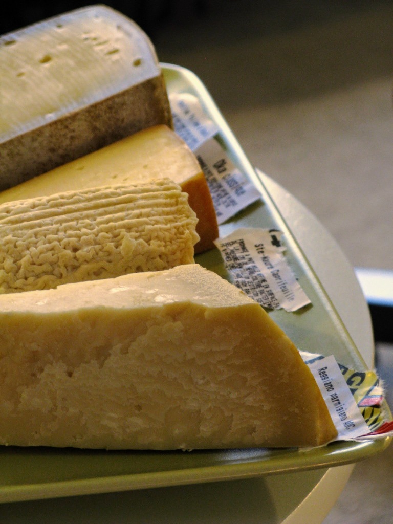 various cheeses