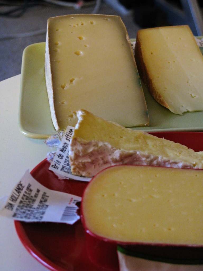 various cheeses