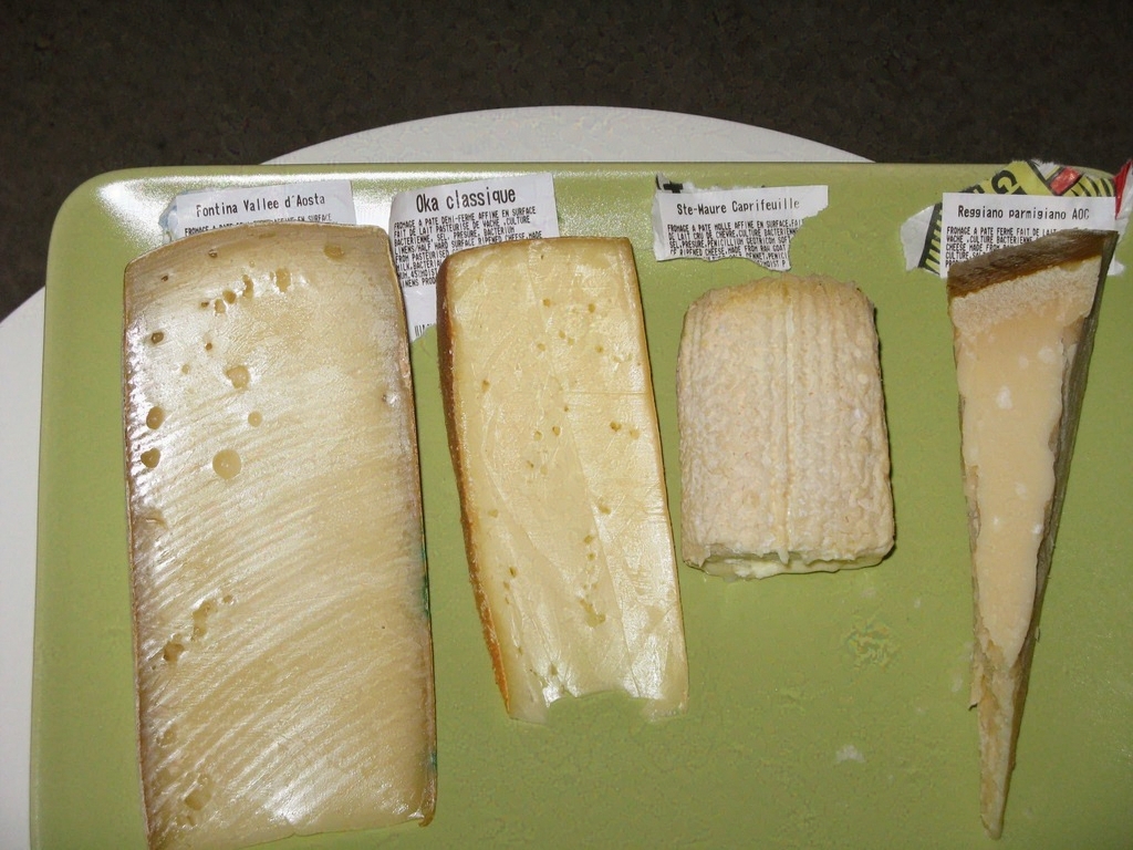 various cheeses