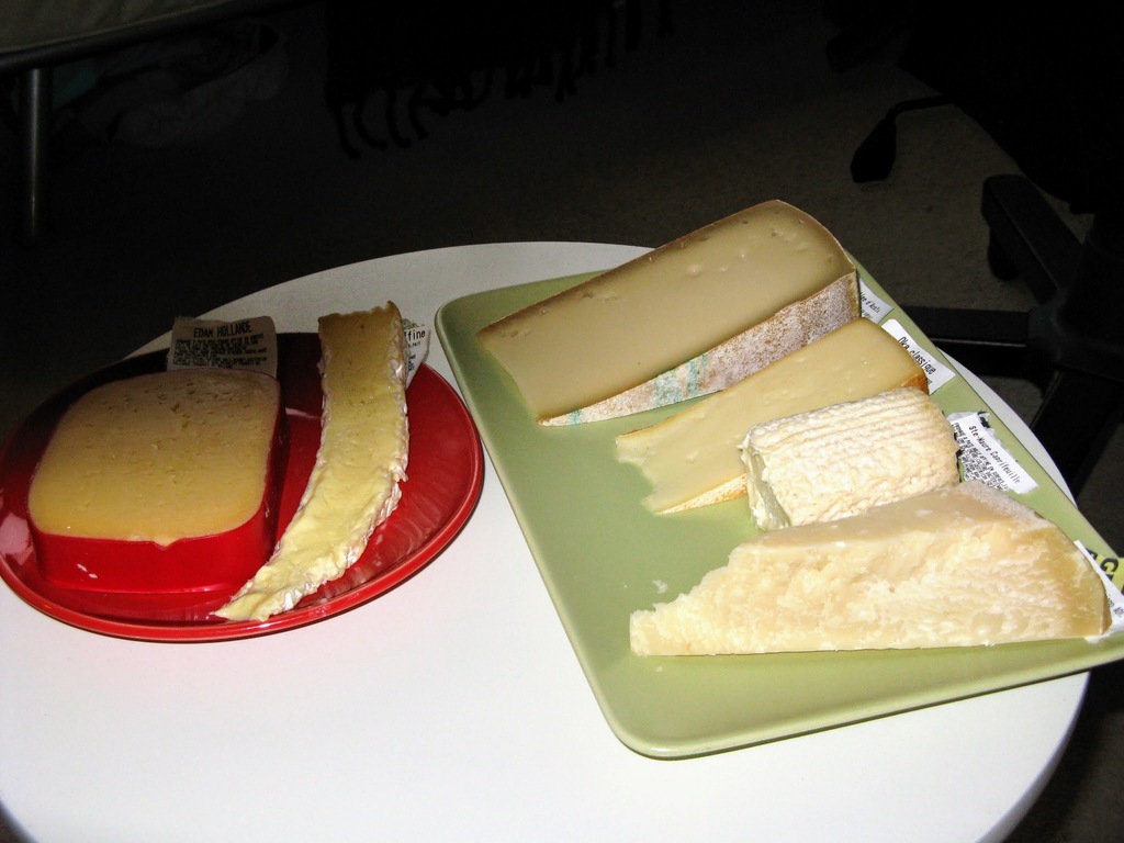 various cheeses