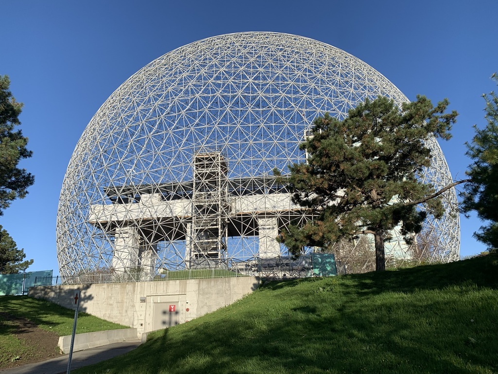 The Biosphere, a geodesic dome