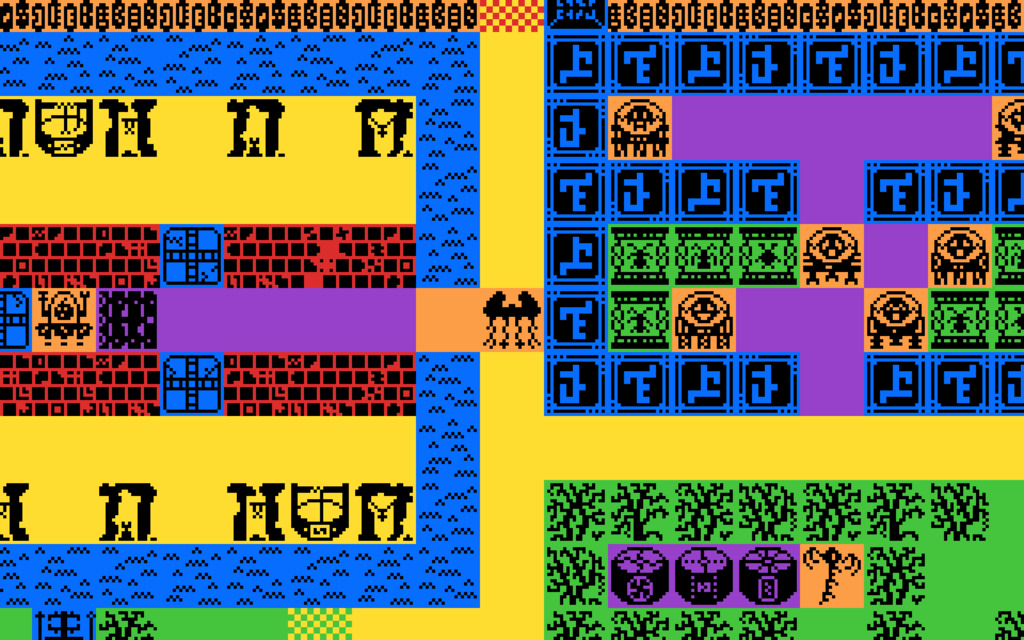 A rather inscrutable screenshot from Ramble Planet